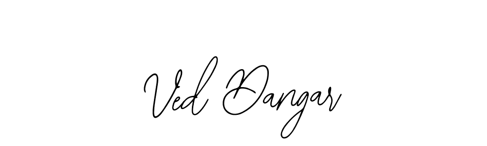 This is the best signature style for the Ved Dangar name. Also you like these signature font (Bearetta-2O07w). Mix name signature. Ved Dangar signature style 12 images and pictures png