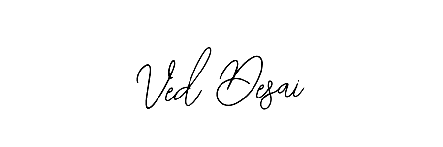 Ved Desai stylish signature style. Best Handwritten Sign (Bearetta-2O07w) for my name. Handwritten Signature Collection Ideas for my name Ved Desai. Ved Desai signature style 12 images and pictures png