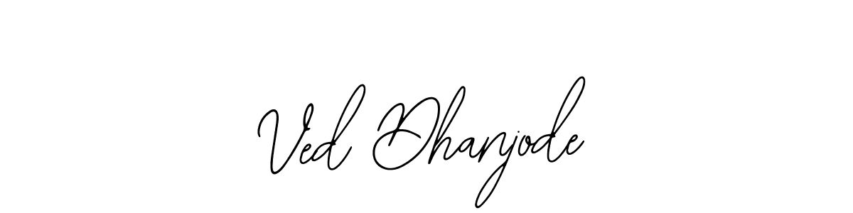 You can use this online signature creator to create a handwritten signature for the name Ved Dhanjode. This is the best online autograph maker. Ved Dhanjode signature style 12 images and pictures png