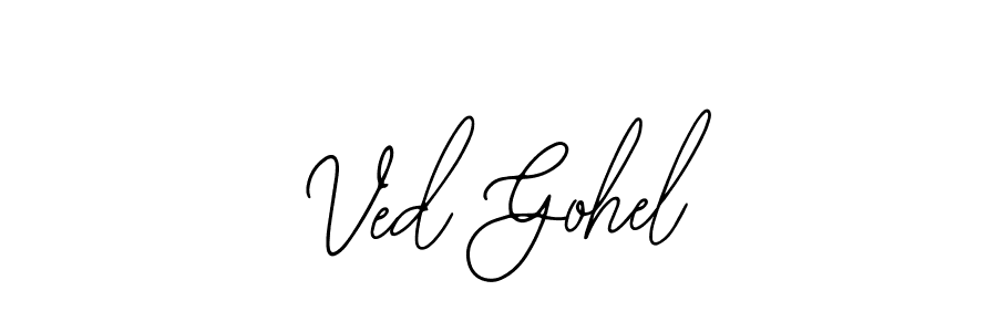 How to make Ved Gohel signature? Bearetta-2O07w is a professional autograph style. Create handwritten signature for Ved Gohel name. Ved Gohel signature style 12 images and pictures png