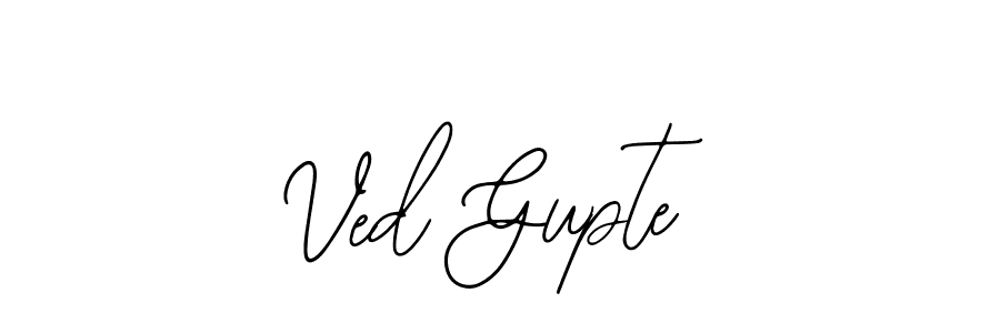 Also we have Ved Gupte name is the best signature style. Create professional handwritten signature collection using Bearetta-2O07w autograph style. Ved Gupte signature style 12 images and pictures png