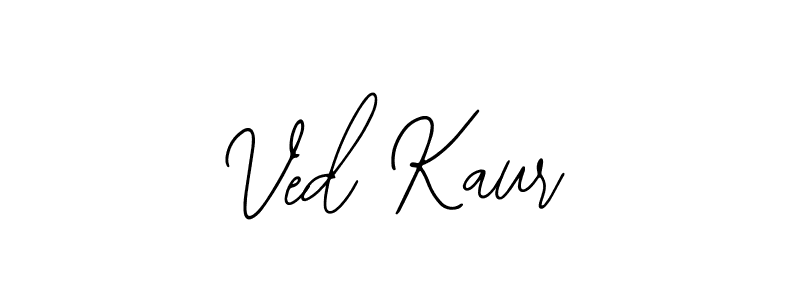 if you are searching for the best signature style for your name Ved Kaur. so please give up your signature search. here we have designed multiple signature styles  using Bearetta-2O07w. Ved Kaur signature style 12 images and pictures png