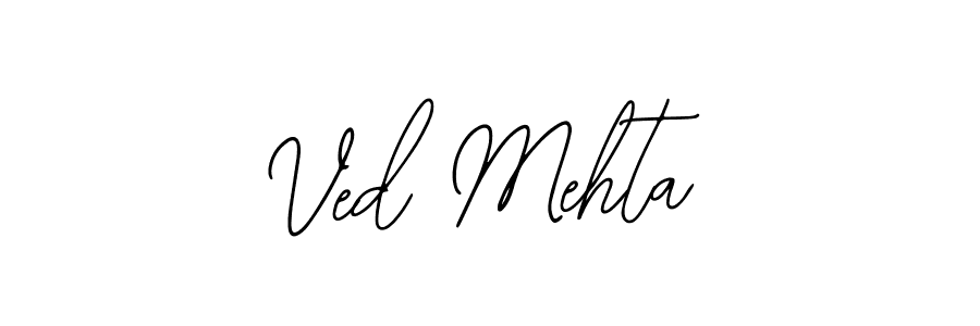 How to Draw Ved Mehta signature style? Bearetta-2O07w is a latest design signature styles for name Ved Mehta. Ved Mehta signature style 12 images and pictures png