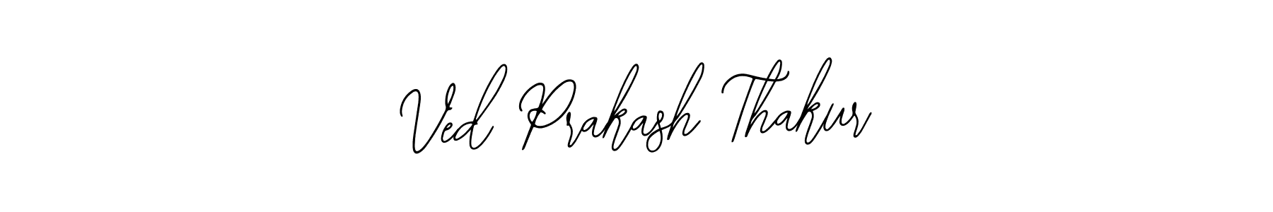 You should practise on your own different ways (Bearetta-2O07w) to write your name (Ved Prakash Thakur) in signature. don't let someone else do it for you. Ved Prakash Thakur signature style 12 images and pictures png