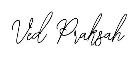 Looking for an artistic signature for Ved Praksah? The Bearetta-2O07w calligraphy style gives a sophisticated flow suitable for business cards and emails. Ved Praksah signature style 12 images and pictures png