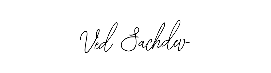 Create a beautiful signature design for name Ved Sachdev. With this signature (Bearetta-2O07w) fonts, you can make a handwritten signature for free. Ved Sachdev signature style 12 images and pictures png