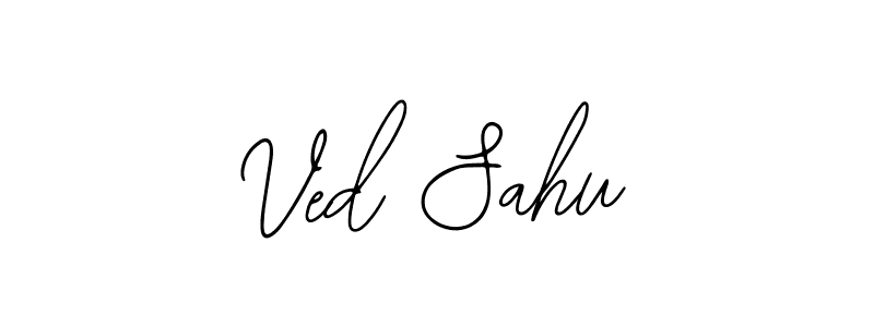 How to Draw Ved Sahu signature style? Bearetta-2O07w is a latest design signature styles for name Ved Sahu. Ved Sahu signature style 12 images and pictures png