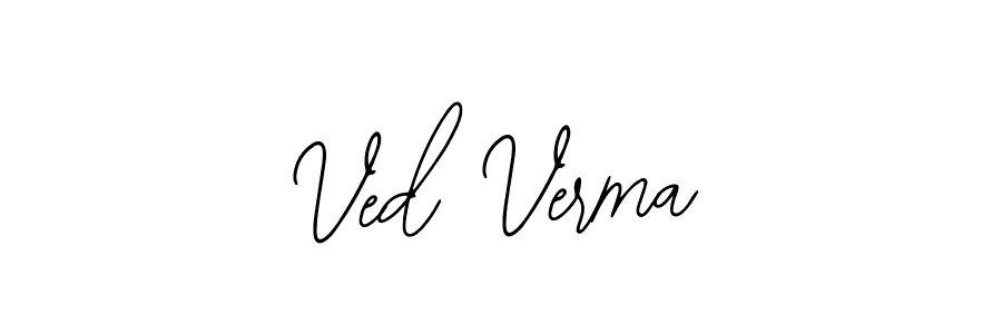 How to Draw Ved Verma signature style? Bearetta-2O07w is a latest design signature styles for name Ved Verma. Ved Verma signature style 12 images and pictures png