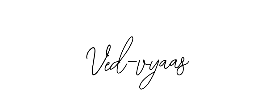 Ved-vyaas stylish signature style. Best Handwritten Sign (Bearetta-2O07w) for my name. Handwritten Signature Collection Ideas for my name Ved-vyaas. Ved-vyaas signature style 12 images and pictures png