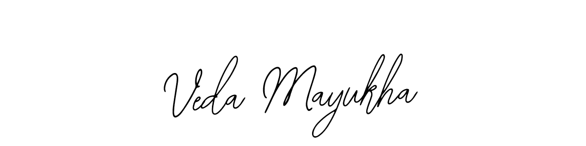 How to make Veda Mayukha name signature. Use Bearetta-2O07w style for creating short signs online. This is the latest handwritten sign. Veda Mayukha signature style 12 images and pictures png
