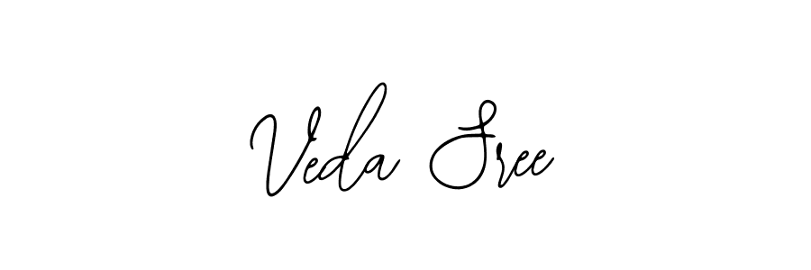 The best way (Bearetta-2O07w) to make a short signature is to pick only two or three words in your name. The name Veda Sree include a total of six letters. For converting this name. Veda Sree signature style 12 images and pictures png