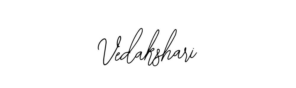 How to make Vedakshari name signature. Use Bearetta-2O07w style for creating short signs online. This is the latest handwritten sign. Vedakshari signature style 12 images and pictures png