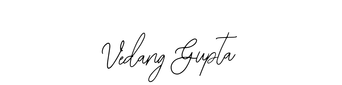 Make a beautiful signature design for name Vedang Gupta. Use this online signature maker to create a handwritten signature for free. Vedang Gupta signature style 12 images and pictures png