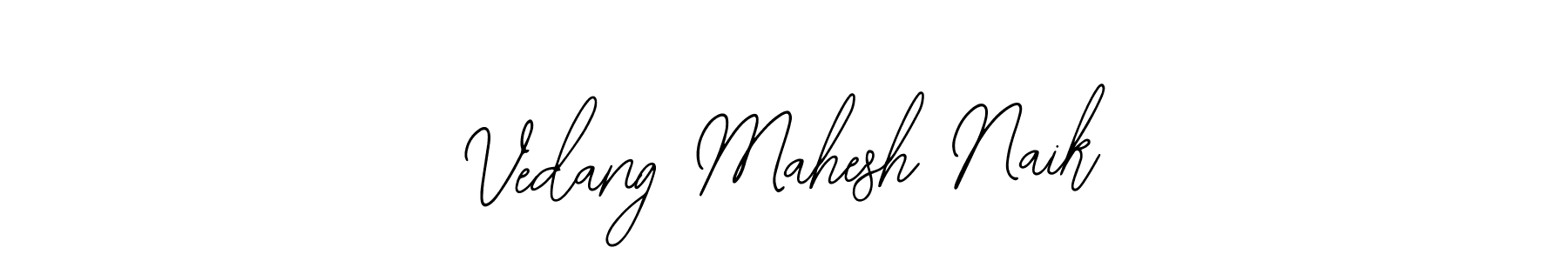 See photos of Vedang Mahesh Naik official signature by Spectra . Check more albums & portfolios. Read reviews & check more about Bearetta-2O07w font. Vedang Mahesh Naik signature style 12 images and pictures png