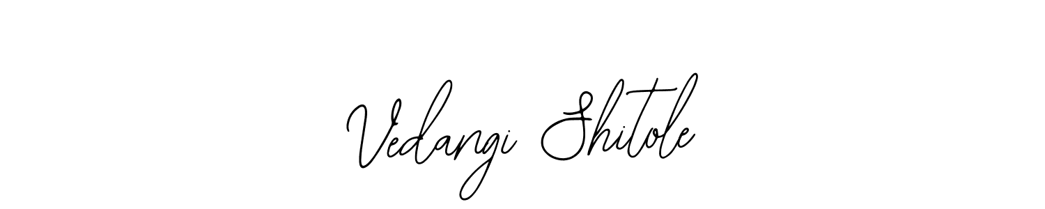 Create a beautiful signature design for name Vedangi Shitole. With this signature (Bearetta-2O07w) fonts, you can make a handwritten signature for free. Vedangi Shitole signature style 12 images and pictures png