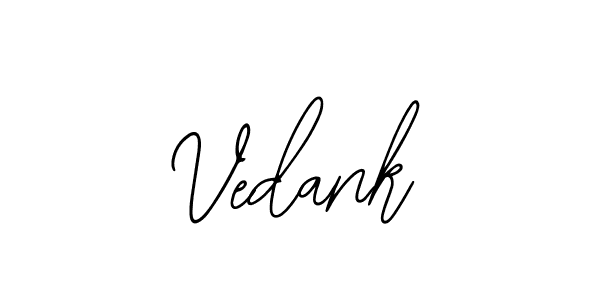 How to make Vedank name signature. Use Bearetta-2O07w style for creating short signs online. This is the latest handwritten sign. Vedank signature style 12 images and pictures png