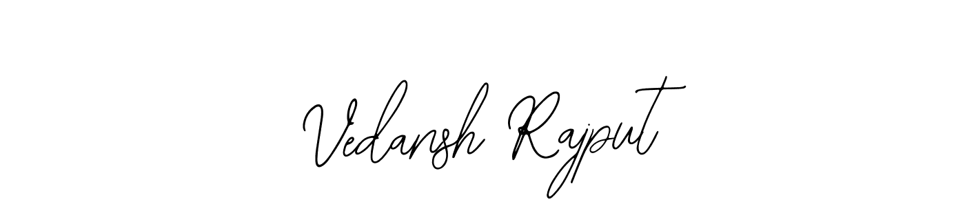 Bearetta-2O07w is a professional signature style that is perfect for those who want to add a touch of class to their signature. It is also a great choice for those who want to make their signature more unique. Get Vedansh Rajput name to fancy signature for free. Vedansh Rajput signature style 12 images and pictures png