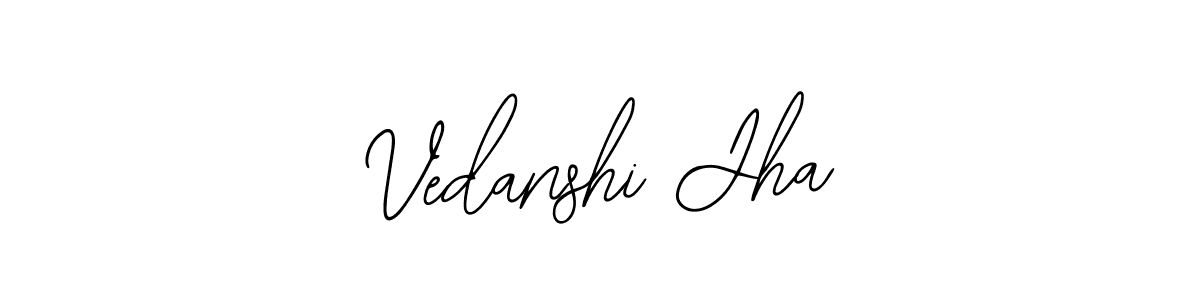 Similarly Bearetta-2O07w is the best handwritten signature design. Signature creator online .You can use it as an online autograph creator for name Vedanshi Jha. Vedanshi Jha signature style 12 images and pictures png