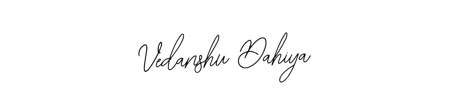 if you are searching for the best signature style for your name Vedanshu Dahiya. so please give up your signature search. here we have designed multiple signature styles  using Bearetta-2O07w. Vedanshu Dahiya signature style 12 images and pictures png