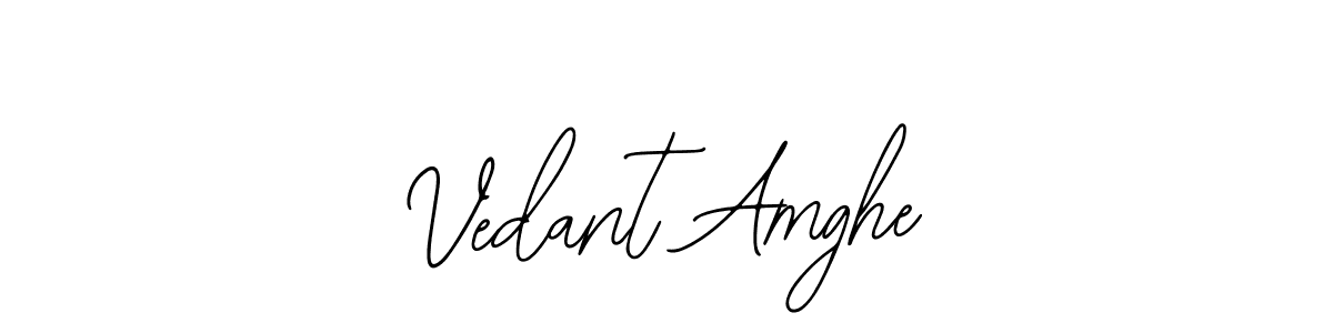 Use a signature maker to create a handwritten signature online. With this signature software, you can design (Bearetta-2O07w) your own signature for name Vedant Amghe. Vedant Amghe signature style 12 images and pictures png