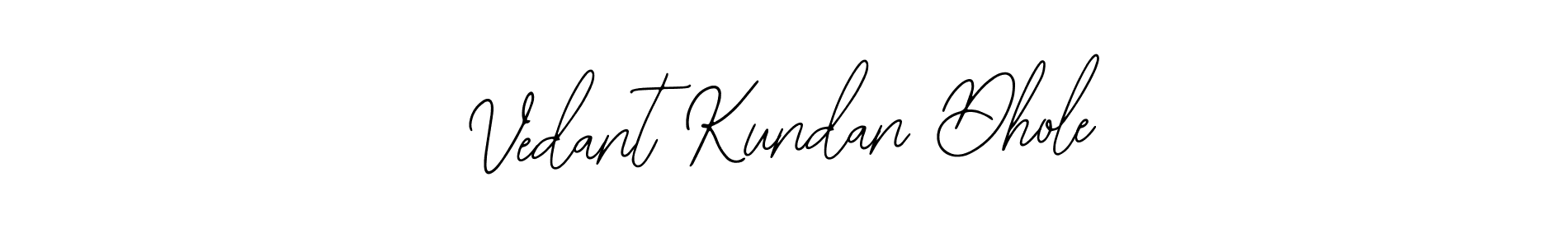 You can use this online signature creator to create a handwritten signature for the name Vedant Kundan Dhole. This is the best online autograph maker. Vedant Kundan Dhole signature style 12 images and pictures png