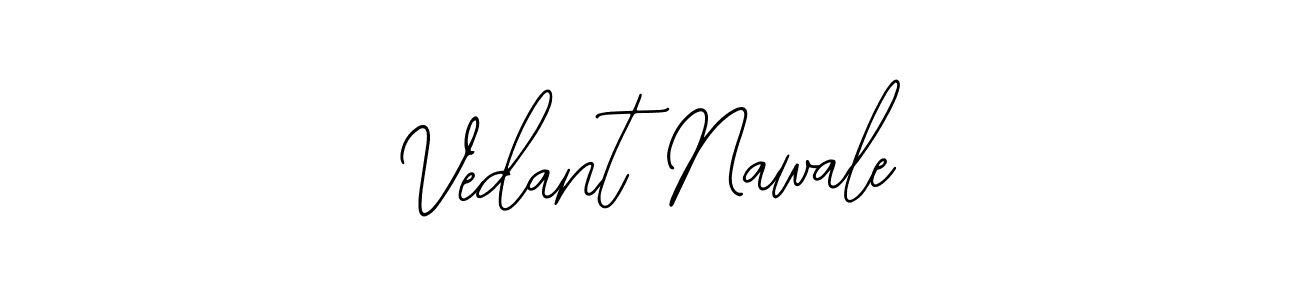 You should practise on your own different ways (Bearetta-2O07w) to write your name (Vedant Nawale) in signature. don't let someone else do it for you. Vedant Nawale signature style 12 images and pictures png