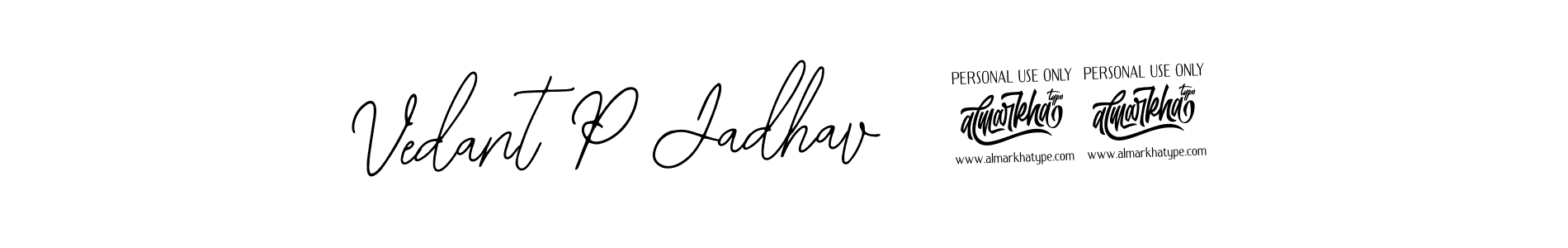 Use a signature maker to create a handwritten signature online. With this signature software, you can design (Bearetta-2O07w) your own signature for name Vedant P Jadhav  92. Vedant P Jadhav  92 signature style 12 images and pictures png