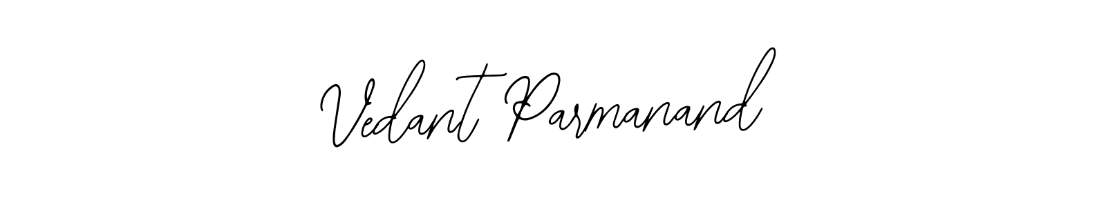 Create a beautiful signature design for name Vedant Parmanand. With this signature (Bearetta-2O07w) fonts, you can make a handwritten signature for free. Vedant Parmanand signature style 12 images and pictures png