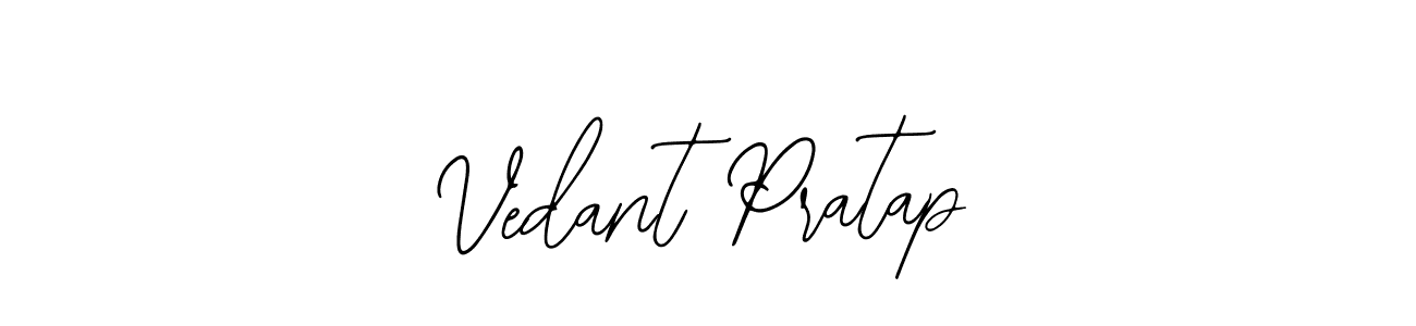 This is the best signature style for the Vedant Pratap name. Also you like these signature font (Bearetta-2O07w). Mix name signature. Vedant Pratap signature style 12 images and pictures png