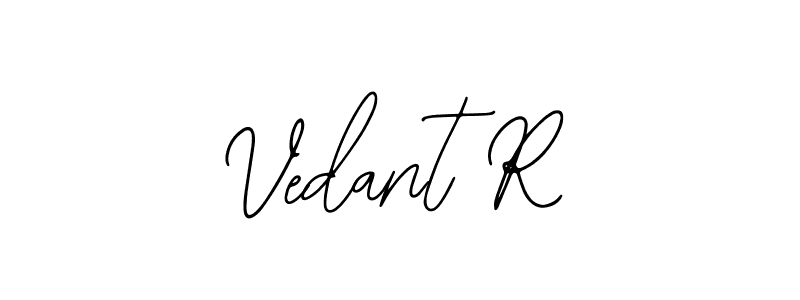 Similarly Bearetta-2O07w is the best handwritten signature design. Signature creator online .You can use it as an online autograph creator for name Vedant R. Vedant R signature style 12 images and pictures png