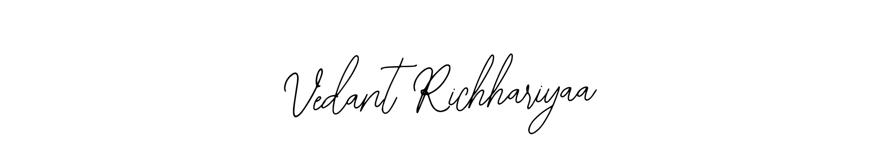 Design your own signature with our free online signature maker. With this signature software, you can create a handwritten (Bearetta-2O07w) signature for name Vedant Richhariyaa. Vedant Richhariyaa signature style 12 images and pictures png