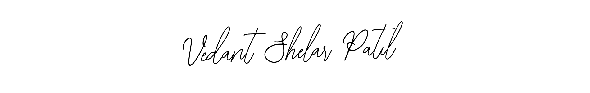 Use a signature maker to create a handwritten signature online. With this signature software, you can design (Bearetta-2O07w) your own signature for name Vedant Shelar Patil. Vedant Shelar Patil signature style 12 images and pictures png