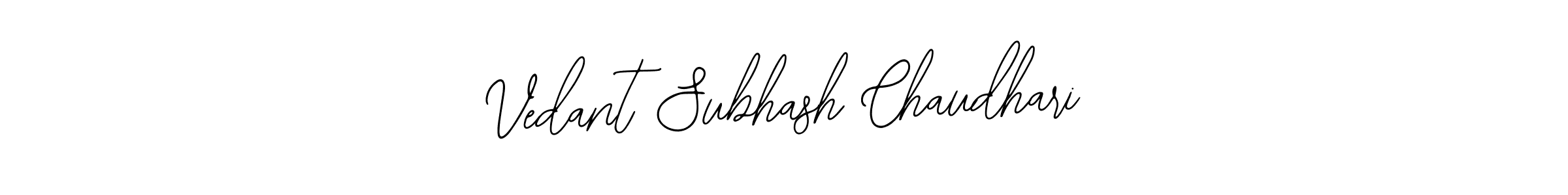 Make a beautiful signature design for name Vedant Subhash Chaudhari. Use this online signature maker to create a handwritten signature for free. Vedant Subhash Chaudhari signature style 12 images and pictures png