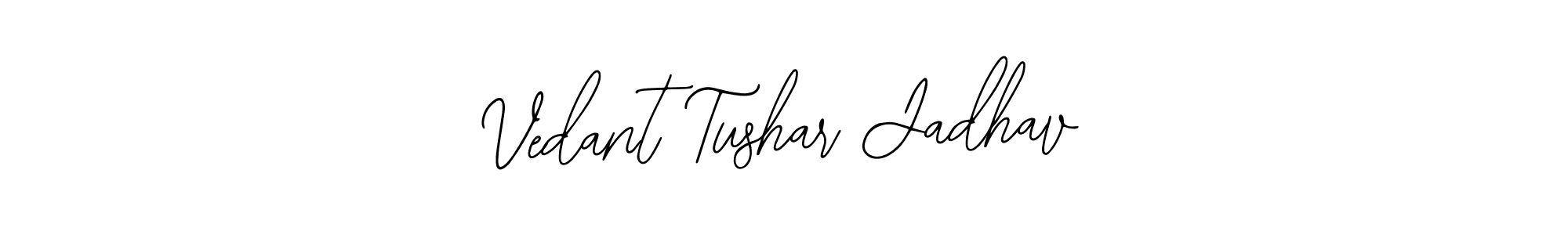 Vedant Tushar Jadhav stylish signature style. Best Handwritten Sign (Bearetta-2O07w) for my name. Handwritten Signature Collection Ideas for my name Vedant Tushar Jadhav. Vedant Tushar Jadhav signature style 12 images and pictures png