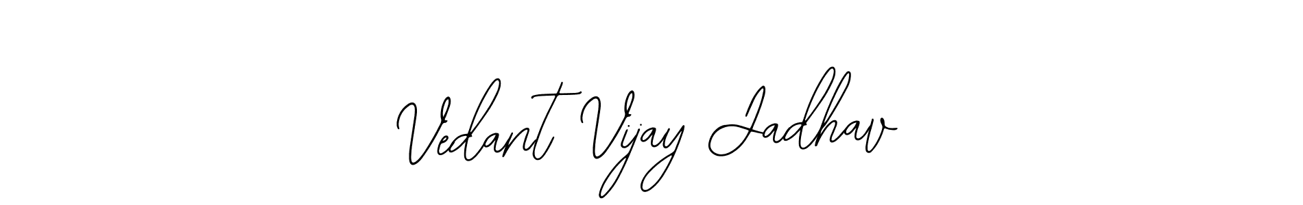 Make a beautiful signature design for name Vedant Vijay Jadhav. Use this online signature maker to create a handwritten signature for free. Vedant Vijay Jadhav signature style 12 images and pictures png