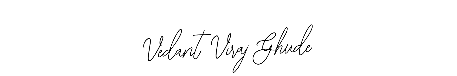 Create a beautiful signature design for name Vedant Viraj Ghude. With this signature (Bearetta-2O07w) fonts, you can make a handwritten signature for free. Vedant Viraj Ghude signature style 12 images and pictures png