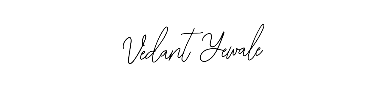 Create a beautiful signature design for name Vedant Yewale. With this signature (Bearetta-2O07w) fonts, you can make a handwritten signature for free. Vedant Yewale signature style 12 images and pictures png