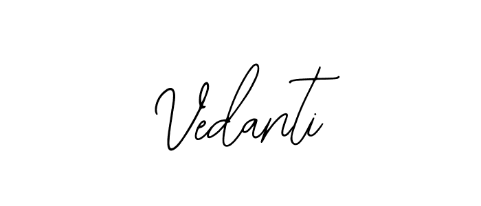 How to make Vedanti name signature. Use Bearetta-2O07w style for creating short signs online. This is the latest handwritten sign. Vedanti signature style 12 images and pictures png