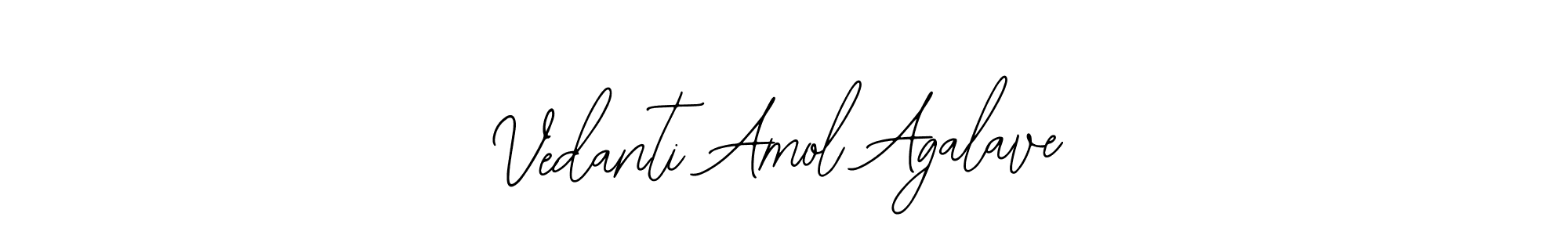 Also we have Vedanti Amol Agalave name is the best signature style. Create professional handwritten signature collection using Bearetta-2O07w autograph style. Vedanti Amol Agalave signature style 12 images and pictures png
