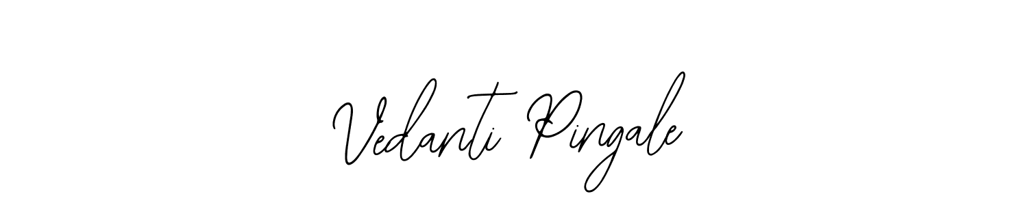 Design your own signature with our free online signature maker. With this signature software, you can create a handwritten (Bearetta-2O07w) signature for name Vedanti Pingale. Vedanti Pingale signature style 12 images and pictures png