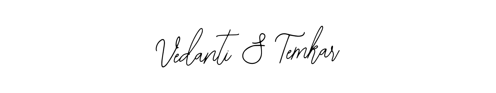 How to make Vedanti S Temkar signature? Bearetta-2O07w is a professional autograph style. Create handwritten signature for Vedanti S Temkar name. Vedanti S Temkar signature style 12 images and pictures png