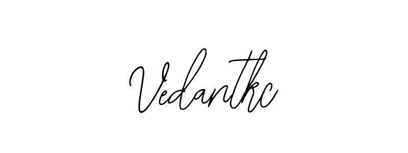 Use a signature maker to create a handwritten signature online. With this signature software, you can design (Bearetta-2O07w) your own signature for name Vedantkc. Vedantkc signature style 12 images and pictures png