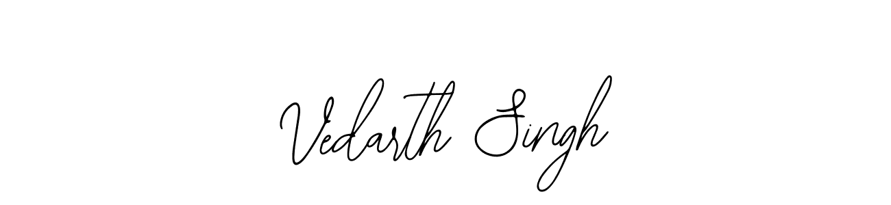 Make a beautiful signature design for name Vedarth Singh. Use this online signature maker to create a handwritten signature for free. Vedarth Singh signature style 12 images and pictures png