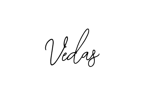 if you are searching for the best signature style for your name Vedas. so please give up your signature search. here we have designed multiple signature styles  using Bearetta-2O07w. Vedas signature style 12 images and pictures png