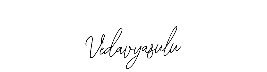 Design your own signature with our free online signature maker. With this signature software, you can create a handwritten (Bearetta-2O07w) signature for name Vedavyasulu. Vedavyasulu signature style 12 images and pictures png