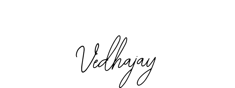 The best way (Bearetta-2O07w) to make a short signature is to pick only two or three words in your name. The name Vedhajay include a total of six letters. For converting this name. Vedhajay signature style 12 images and pictures png