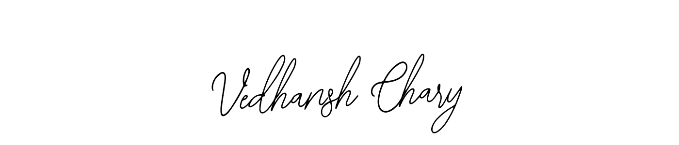 Vedhansh Chary stylish signature style. Best Handwritten Sign (Bearetta-2O07w) for my name. Handwritten Signature Collection Ideas for my name Vedhansh Chary. Vedhansh Chary signature style 12 images and pictures png