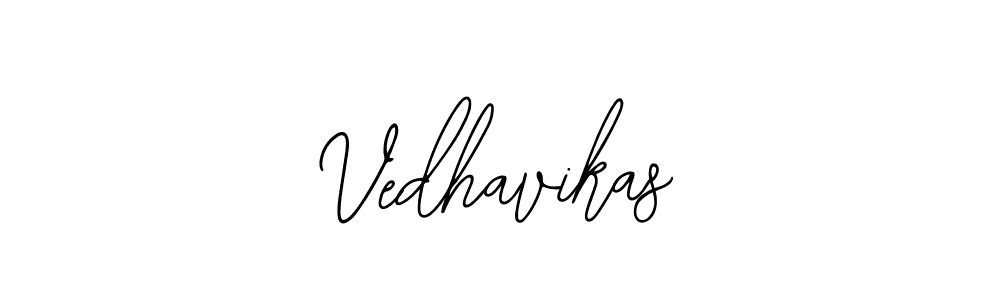The best way (Bearetta-2O07w) to make a short signature is to pick only two or three words in your name. The name Vedhavikas include a total of six letters. For converting this name. Vedhavikas signature style 12 images and pictures png