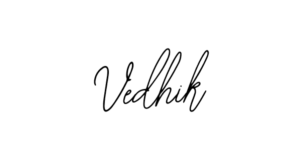 You can use this online signature creator to create a handwritten signature for the name Vedhik. This is the best online autograph maker. Vedhik signature style 12 images and pictures png
