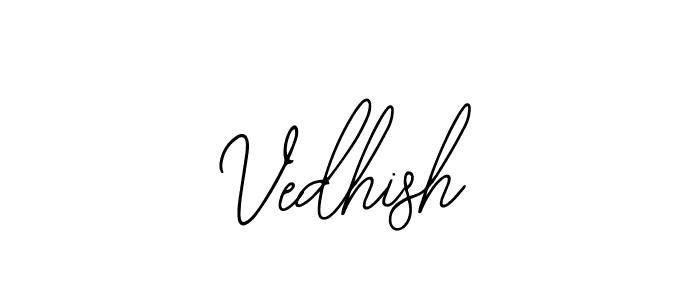 Also You can easily find your signature by using the search form. We will create Vedhish name handwritten signature images for you free of cost using Bearetta-2O07w sign style. Vedhish signature style 12 images and pictures png